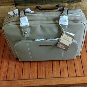 New Leather Clark& Mayfield Handbag Grey